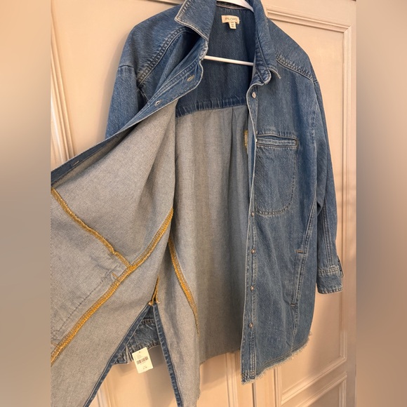 NWT Pilcro Long-Sleeve Denim Chore Shirt - Picture 7 of 9